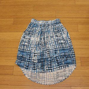 Kavu High Low Elastic with Drawstring Waist Skirt
